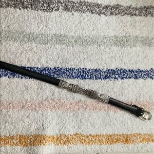 Brighton Reversible Black and Brown Leather Belt